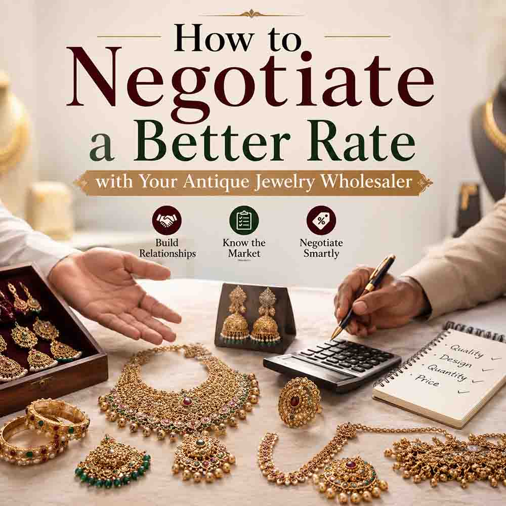 How to Negotiate a Better Rate with Your Antique Jewelry Wholesaler