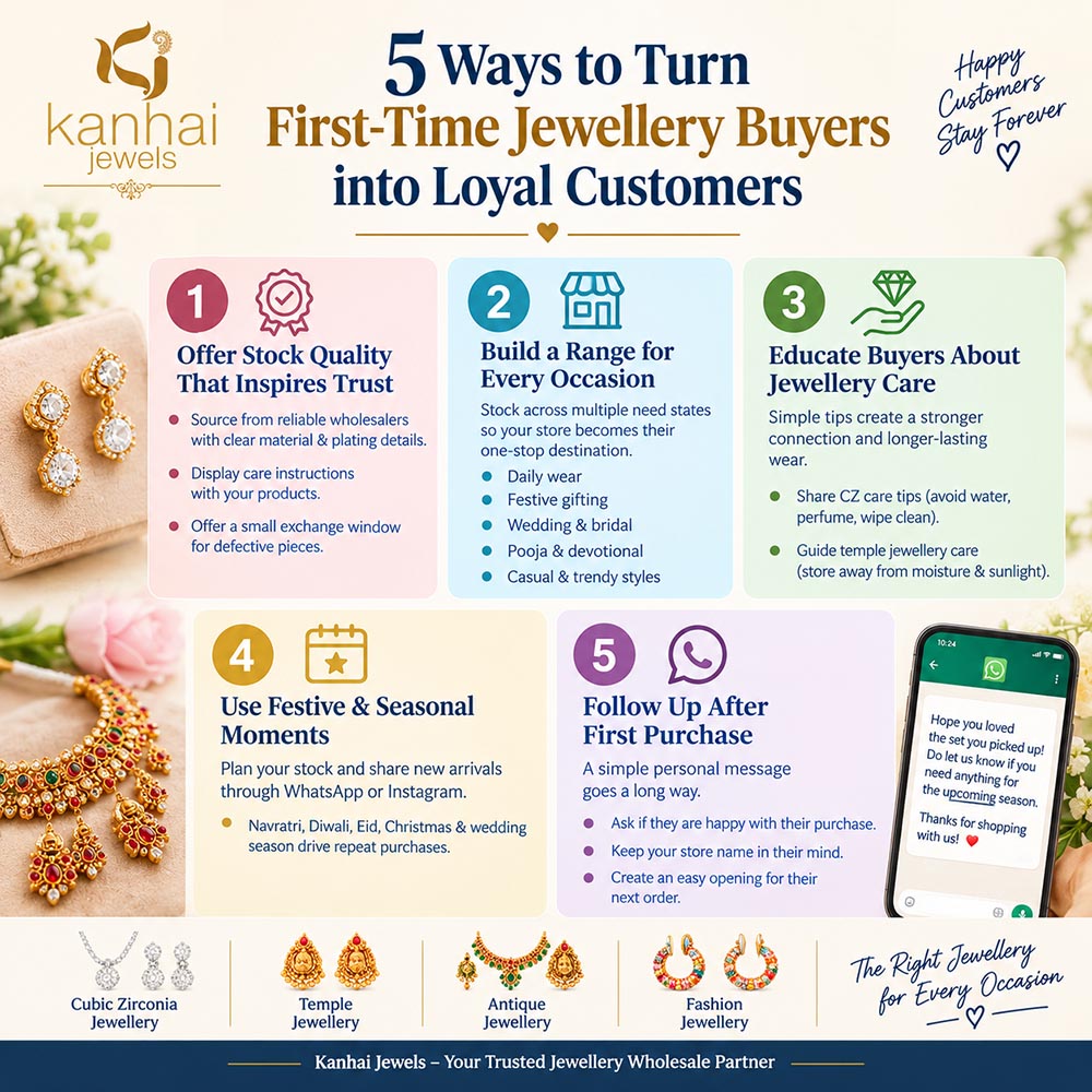 5 Ways to Turn First-Time Jewellery Buyers into Loyal Customers
