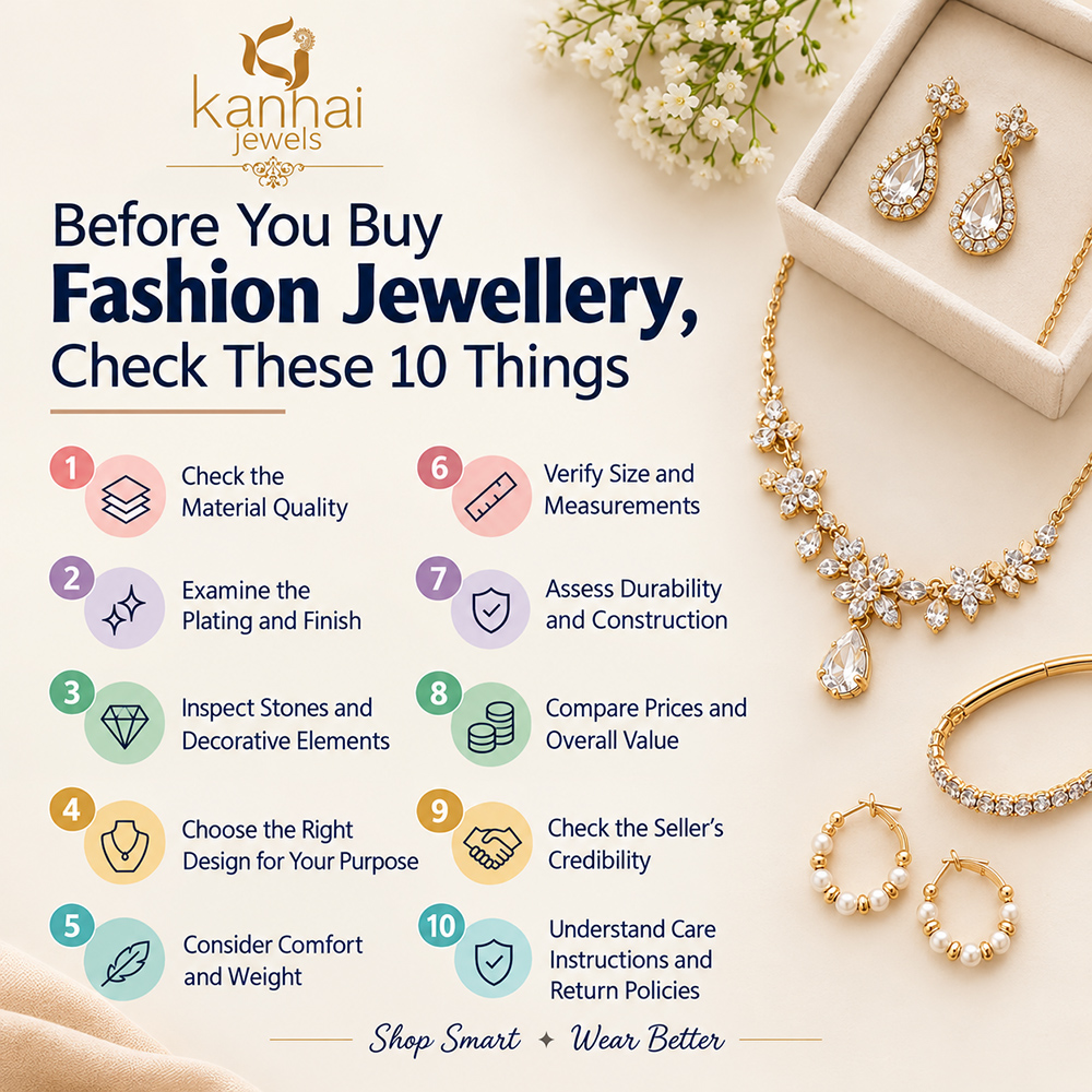 Before You Buy Fashion Jewellery, Check These 10 Things