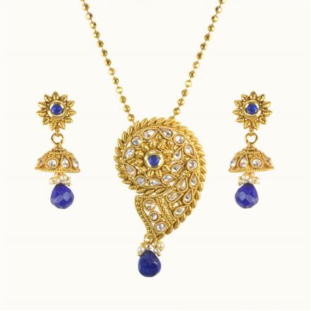 Antique Classic Pendant Set with gold plating