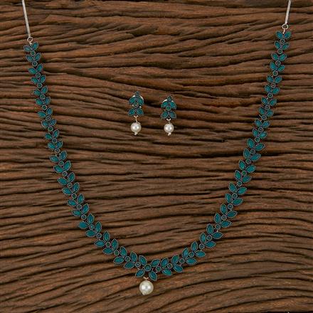 Trendy Necklace With Oxidised Plating