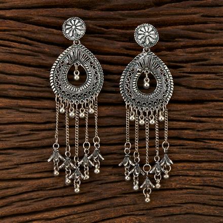 Indo Western Classic Earring With oxidised Plating
