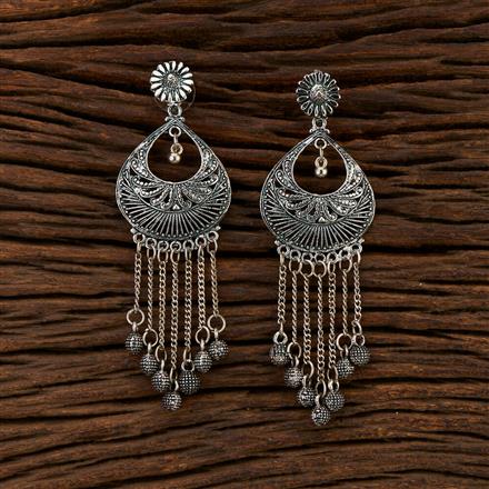 Indo Western Classic Earring With oxidised Plating