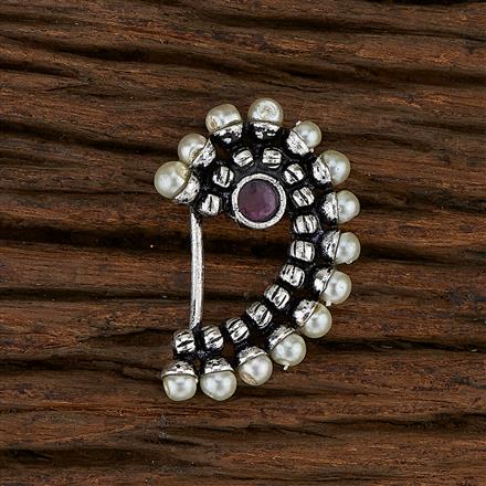 Classic Nose Ring With Oxidised Plating