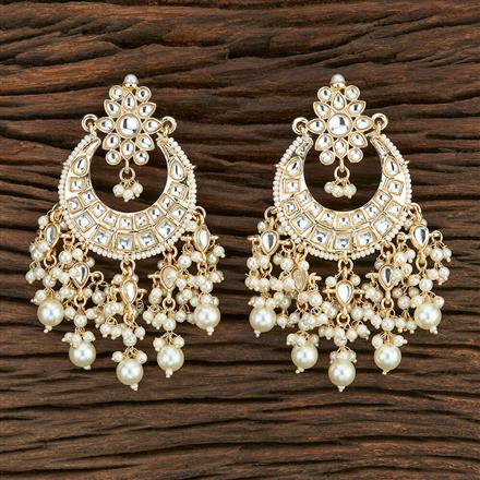 Indo Western Chand Earring With Gold Plating