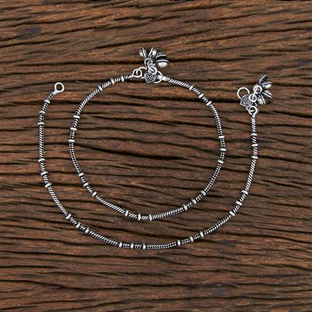 Classic Payal With Oxidised Plating