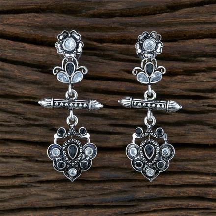 Trendy Earring With Oxidised Plating