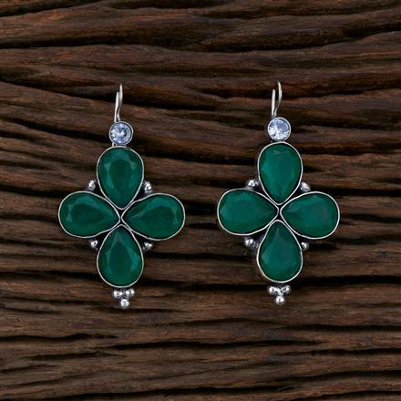 Classic Earring With Oxidised Plating