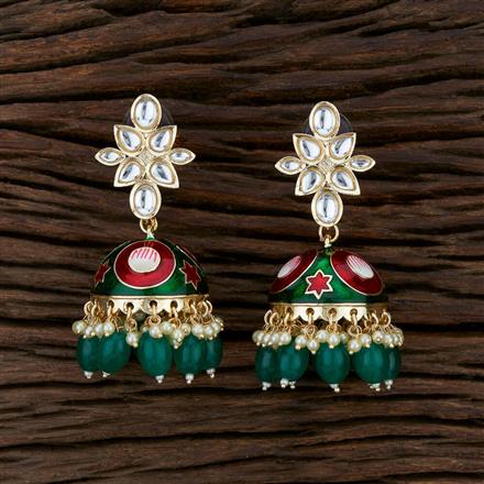 Indo Western Jhumkis With Gold Plating