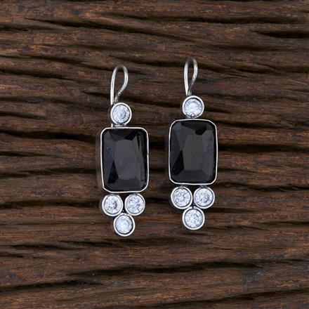 Classic Earring With Oxidised Plating