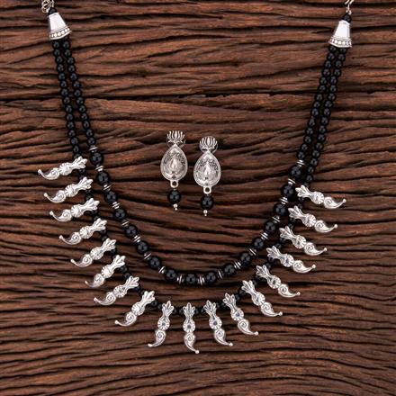 Trendy Necklace With Oxidised Plating