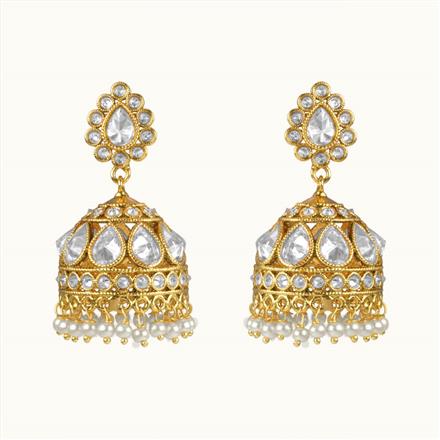 Antique Jhumki with gold plating