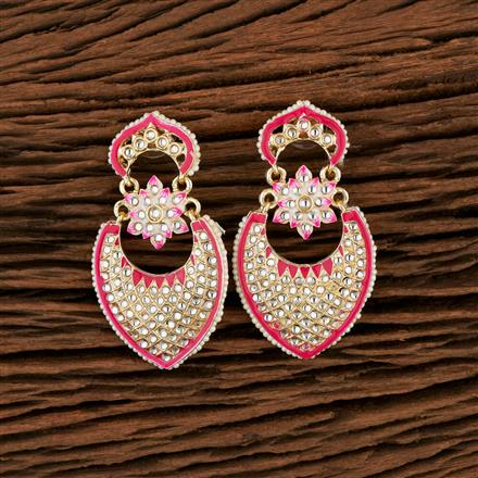 Buy Indo Western Meenakari Earring With Gold Plating 107000