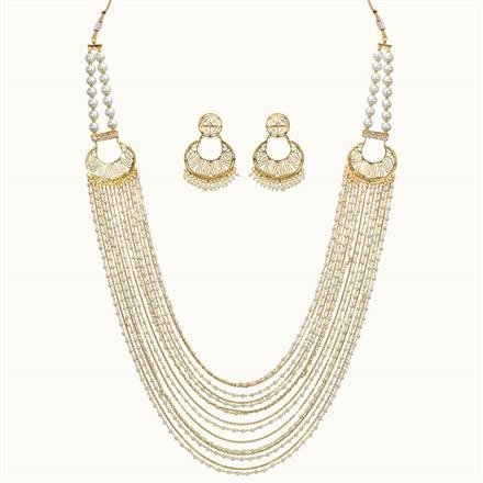 Antique Mala Necklace with gold plating