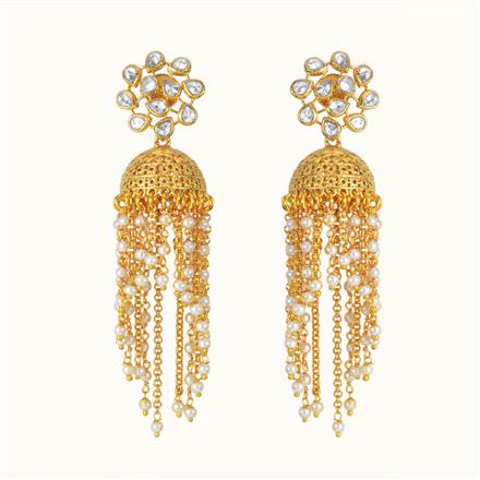 Antique Jhumki with gold plating