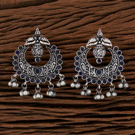 Trendy Earring With Oxidised Plating