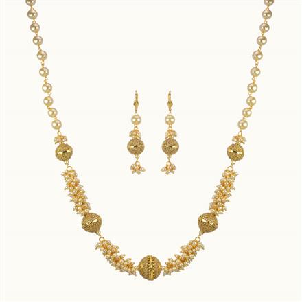 Antique Mala Necklace with gold plating