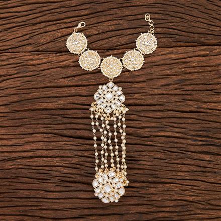 Indo Western Delicate Hath Pan With Gold Plating