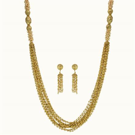 Antique Mala Necklace with gold plating