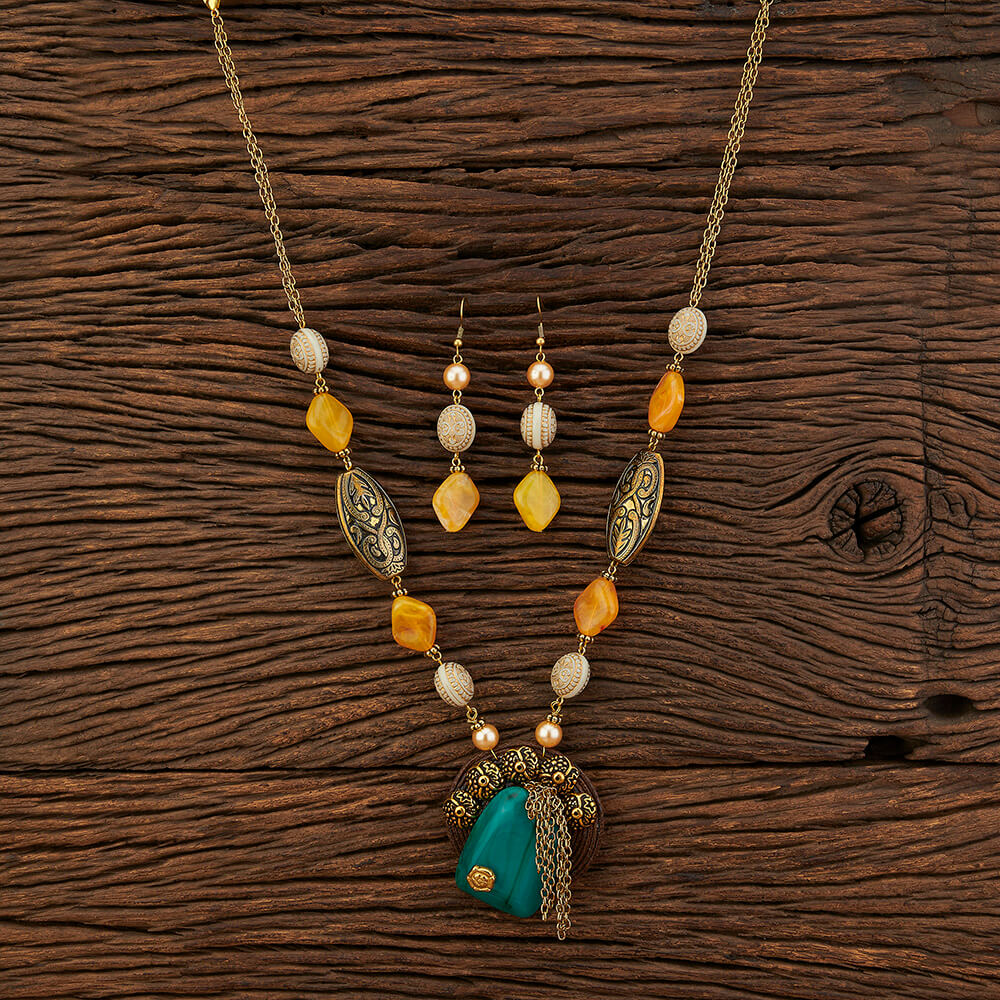 108391 Indo Western Mala Necklace 