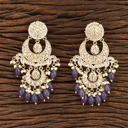 Indo Western Chand Earring With Gold Plating