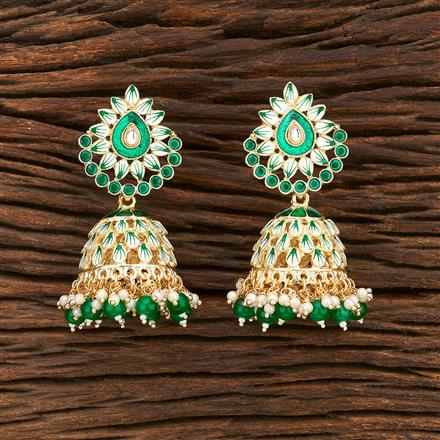 Indo Western Jhumki With Gold Plating