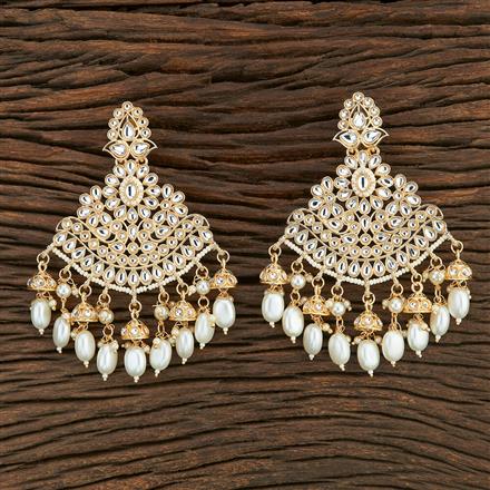 Indo Western Chand Earring With Gold Plating