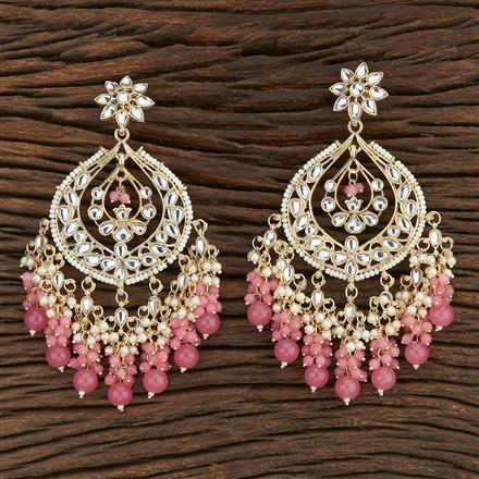 Indo Western Chand Earring With Gold Plating