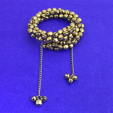 Oxidised Classic Bracelet With Mehndi Plating