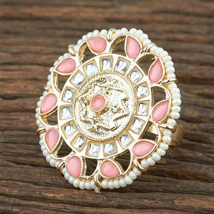 Indo Western Classic Ring With Gold Plating