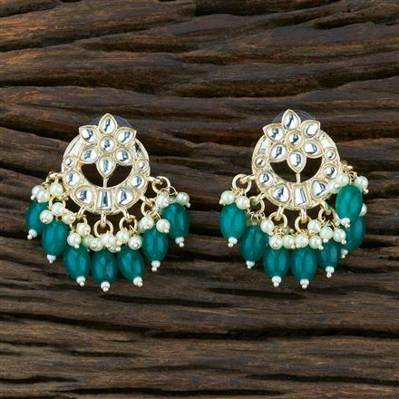 Indo Western Chand Earring With Gold Plating