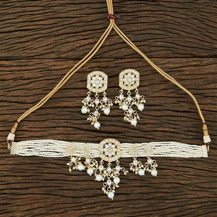 Indo Western Classic Necklace With Gold Plating