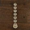 Indo Western Classic Hair Brooch With Gold Plating