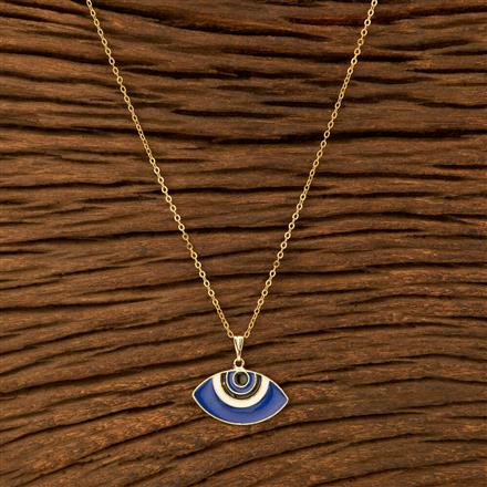 Indo Western Classic Chain Pendant With Gold Plating