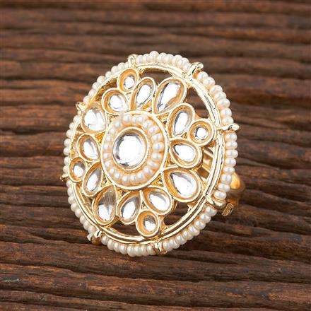 Indo Western Classic Ring With Gold Plating