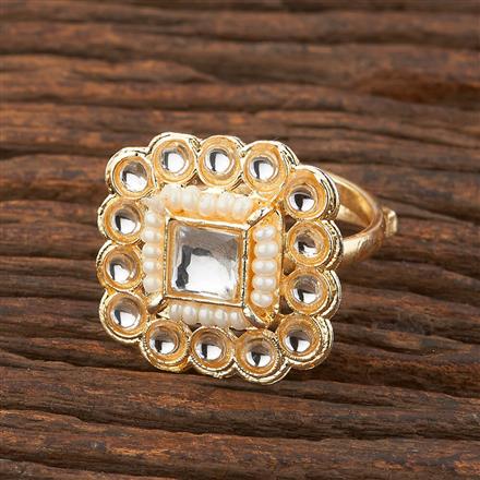 Indo Western Classic Ring With Gold Plating