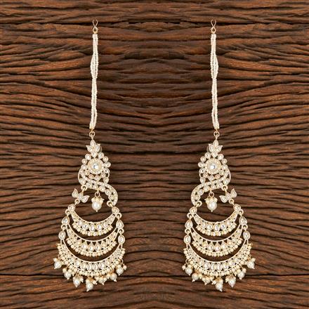 Indo Western Chand Earring With Gold Plating