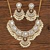 Indo Western Chand Necklace With Gold Plating