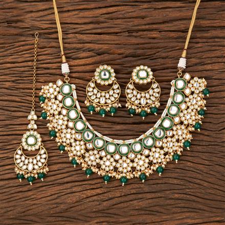 Indo Western Trendy Necklace With Gold Plating