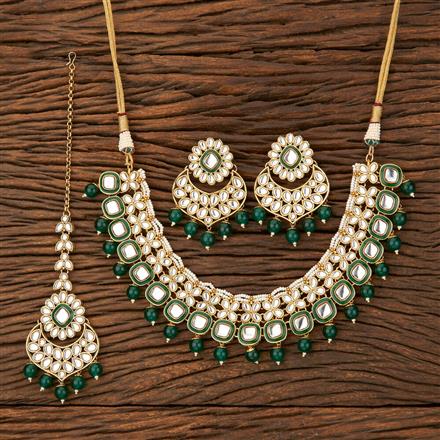 Indo Western Trendy Necklace With Gold Plating