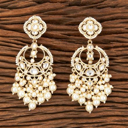 Indo Western Chand Earring With Gold Plating