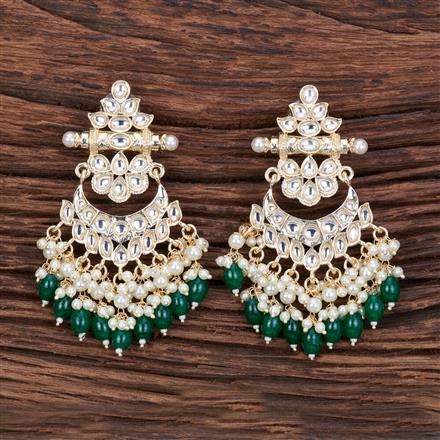 Indo Western Chand Earring With Gold Plating