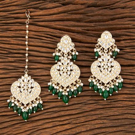 Indiamart Earring Set With Maang Tikka Buy Indo Western Chand