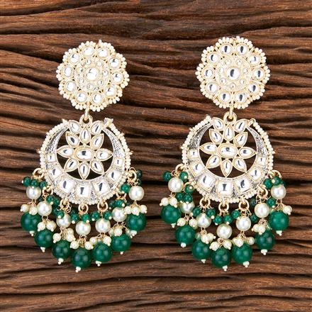 Indo Western Chand Earring With Gold Plating