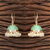 Indo Western Meenakari Earring With Gold Plating