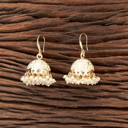 Indo Western Meenakari Earring With Gold Plating