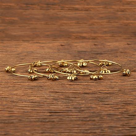 Indo Western Classic Bangles With Mehndi Plating