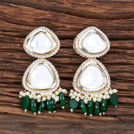 Indo Western Meenakari Earring With Gold Plating