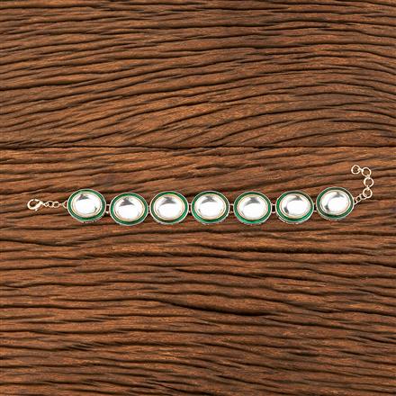 Indo Western Meenakari Bracelet With Gold Plating