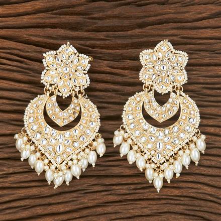 Indo Western Chand Earring With Gold Plating